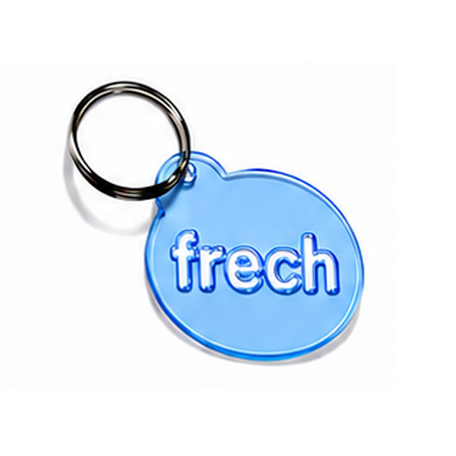 Schlüsselanhänger FRECH Neon blau