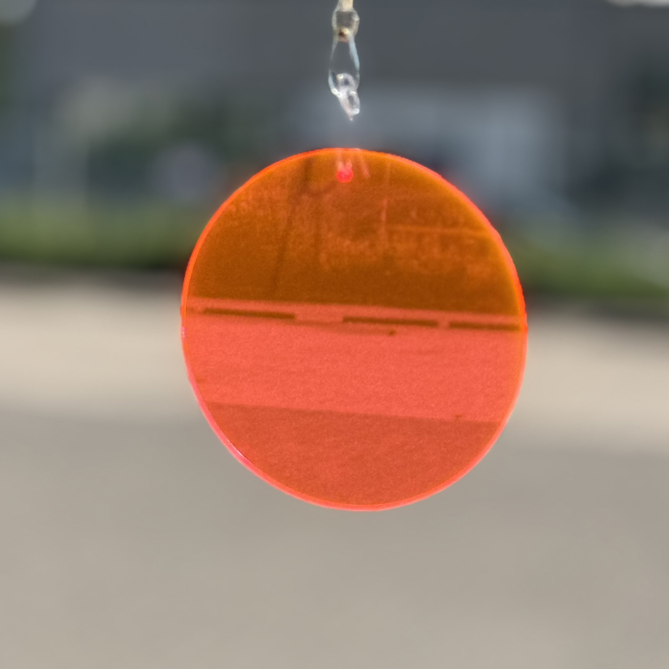 Neon Dot Scheibe 10 cm orange 