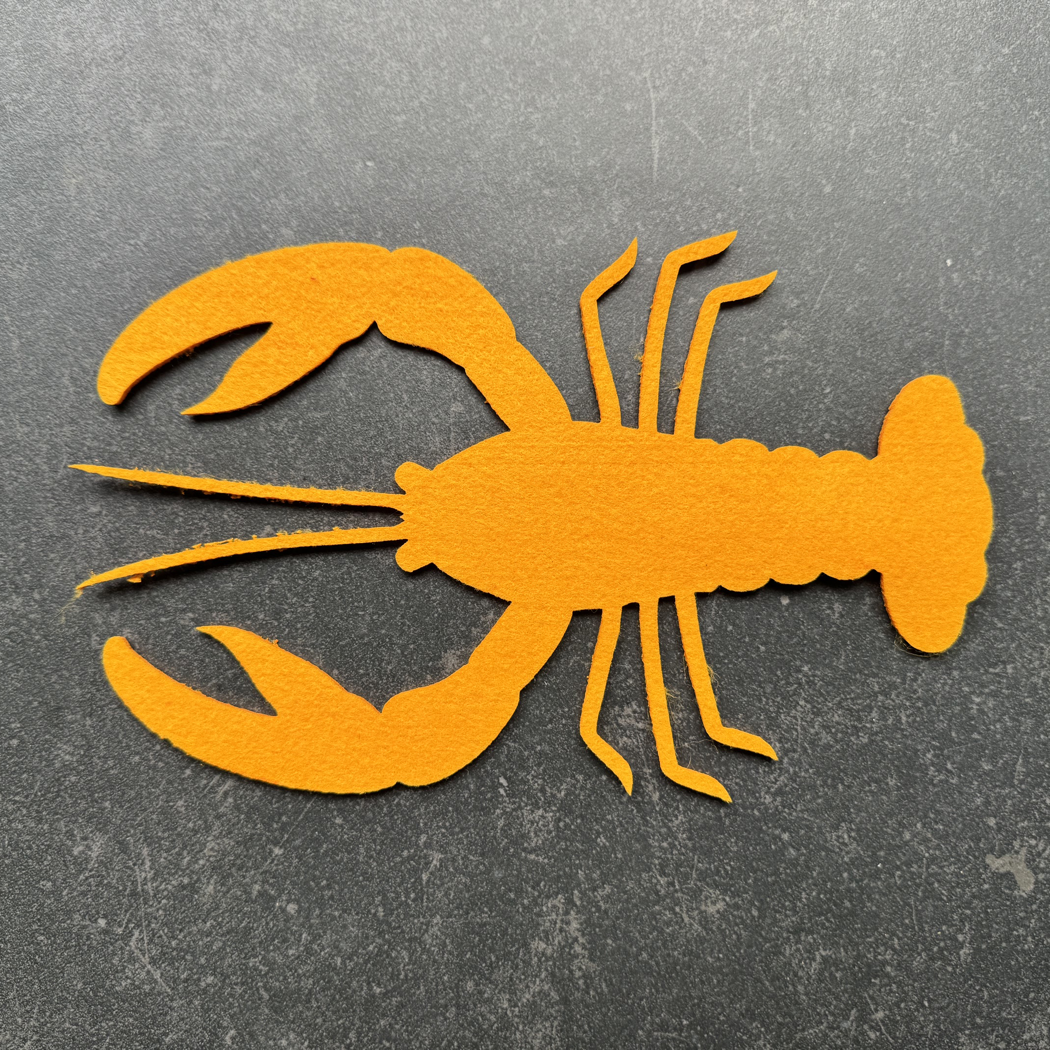 Filz Untersetzer HUMMER orange