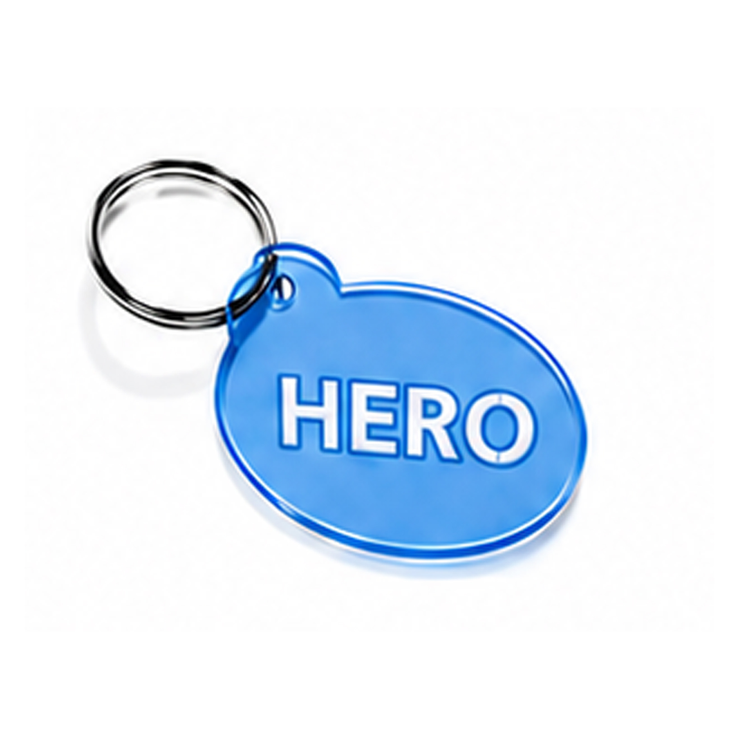 Schlüsselanhänger HERO Neon blau