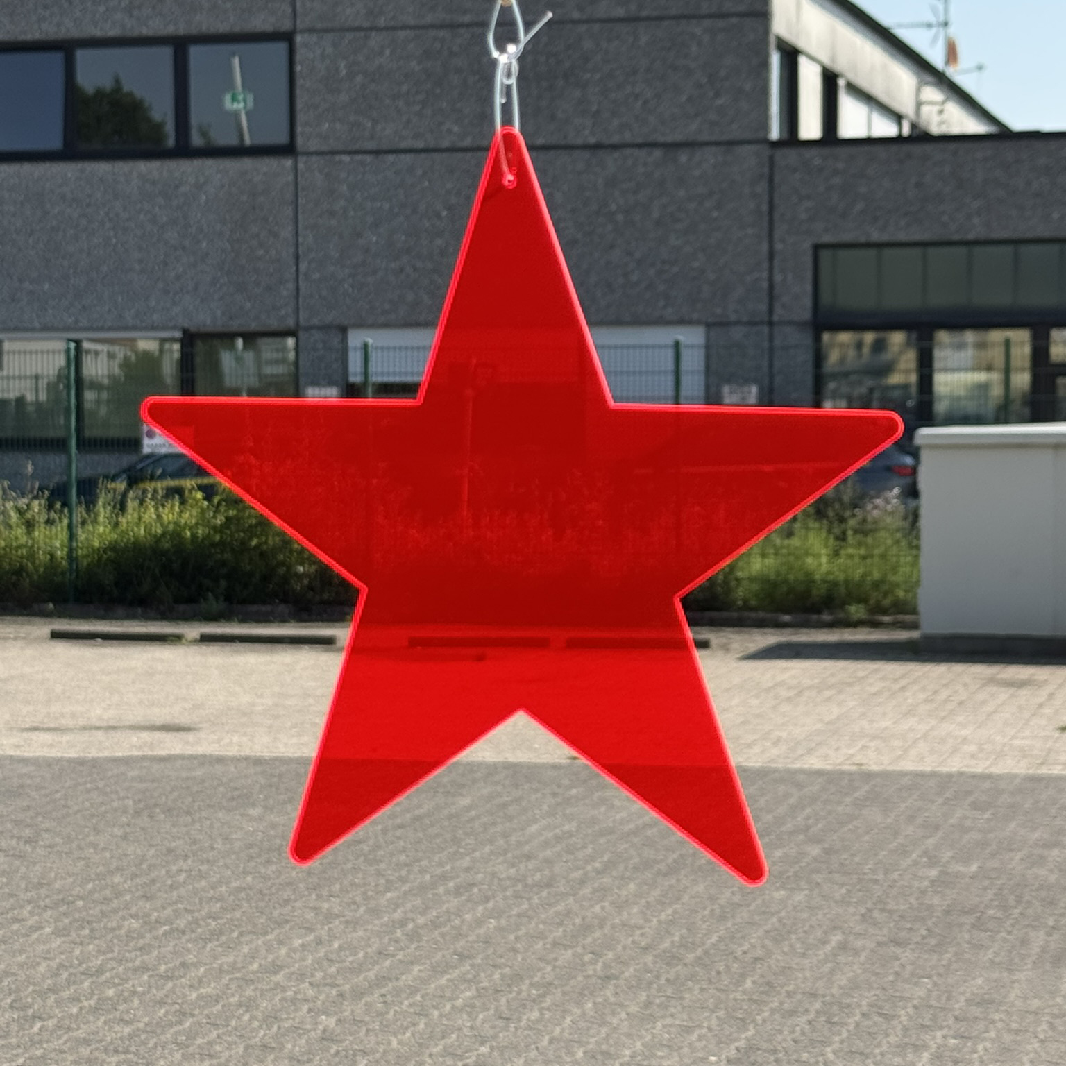 Acryl Stern klein Neon rot