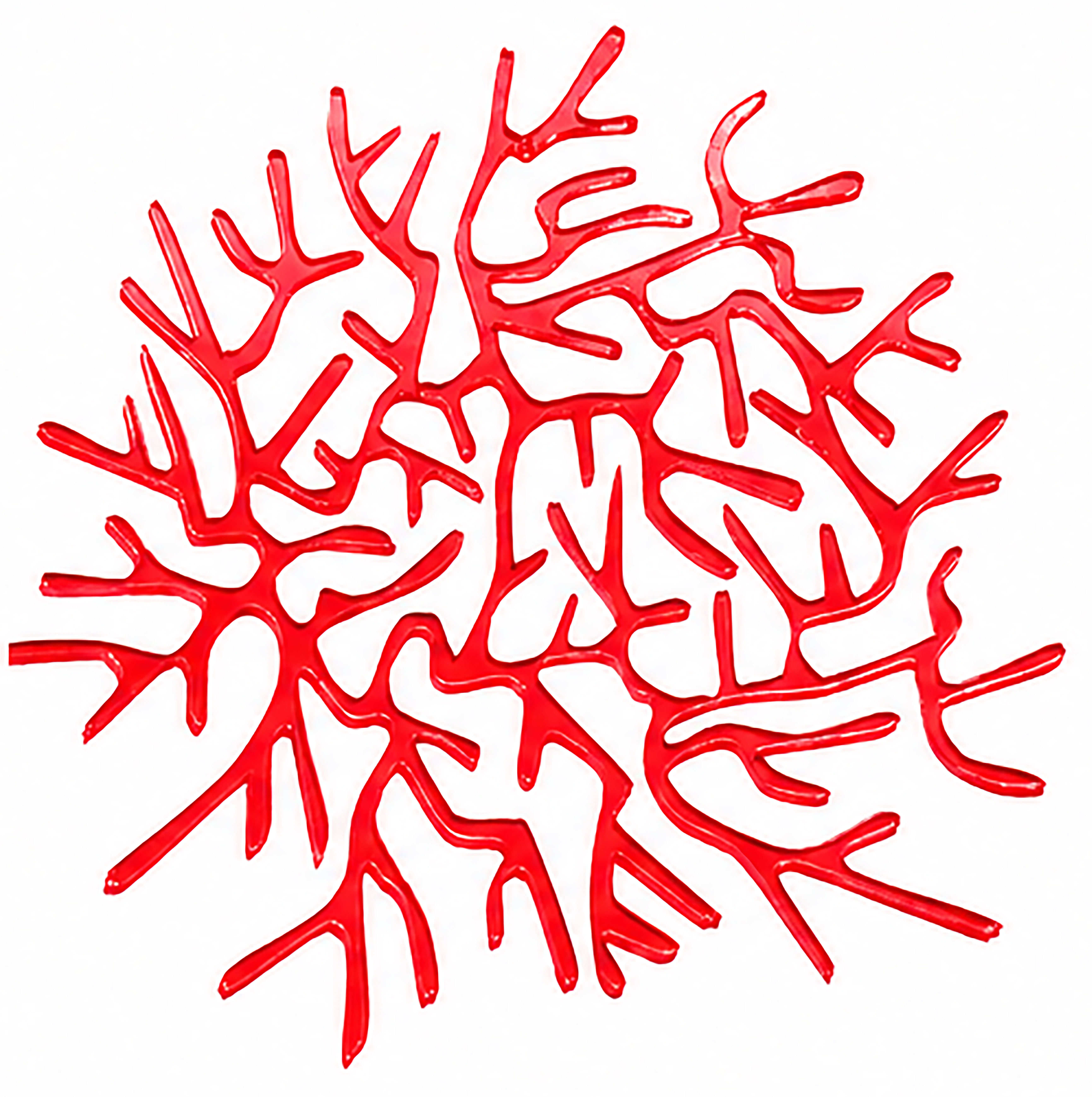 Koralle Neon rot