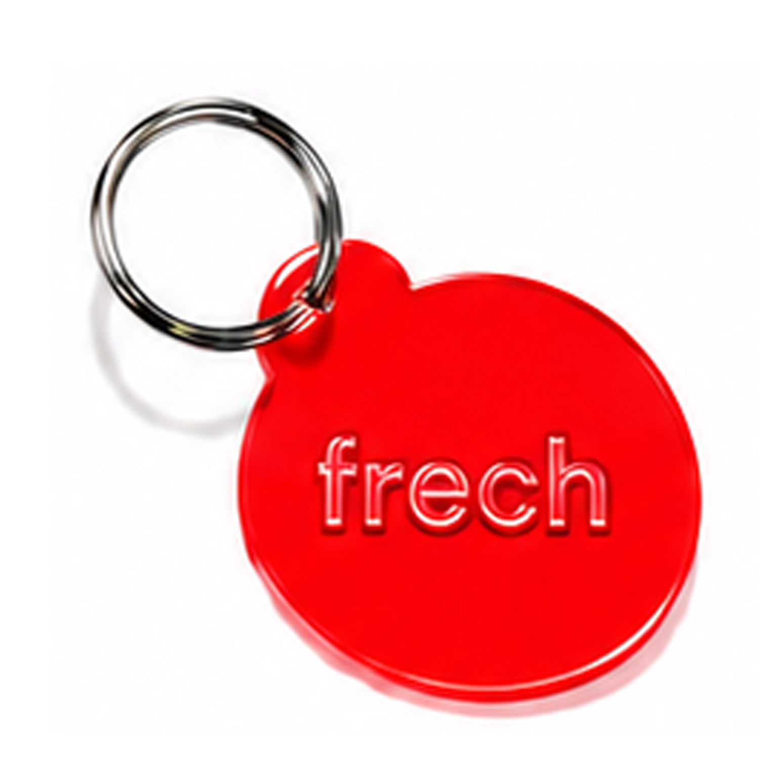 Schlüsselanhänger FRECH Neon rot