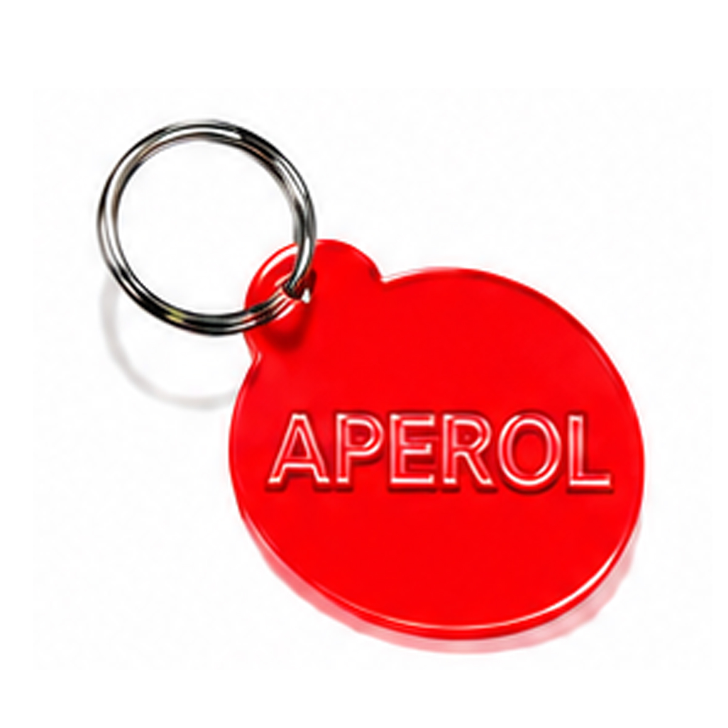 Schlüsselanhänger APEROL Neon rot
