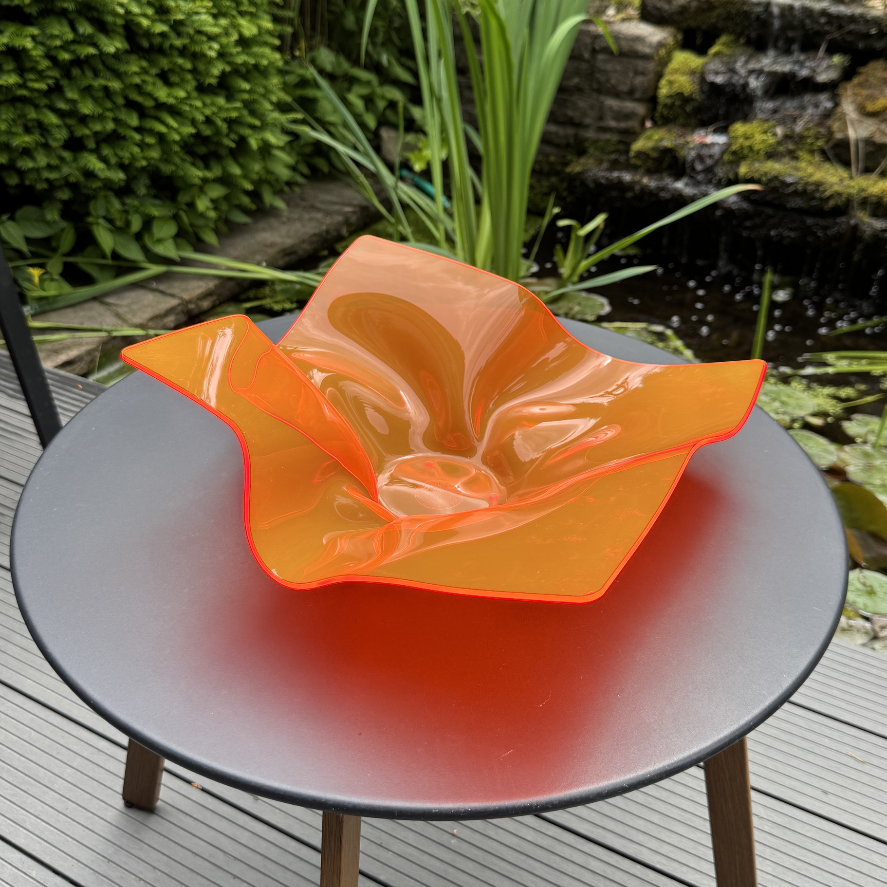Acryl Schale Neon orange