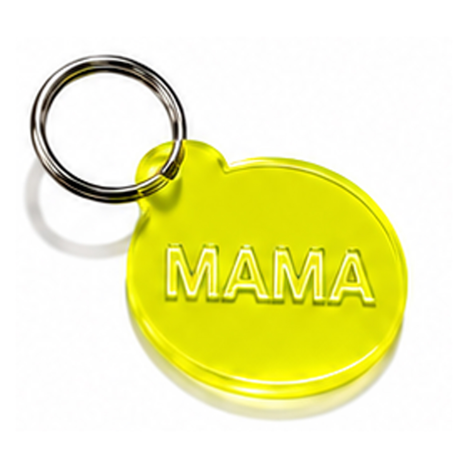 Schlüsselanhänger MAMA gelb 