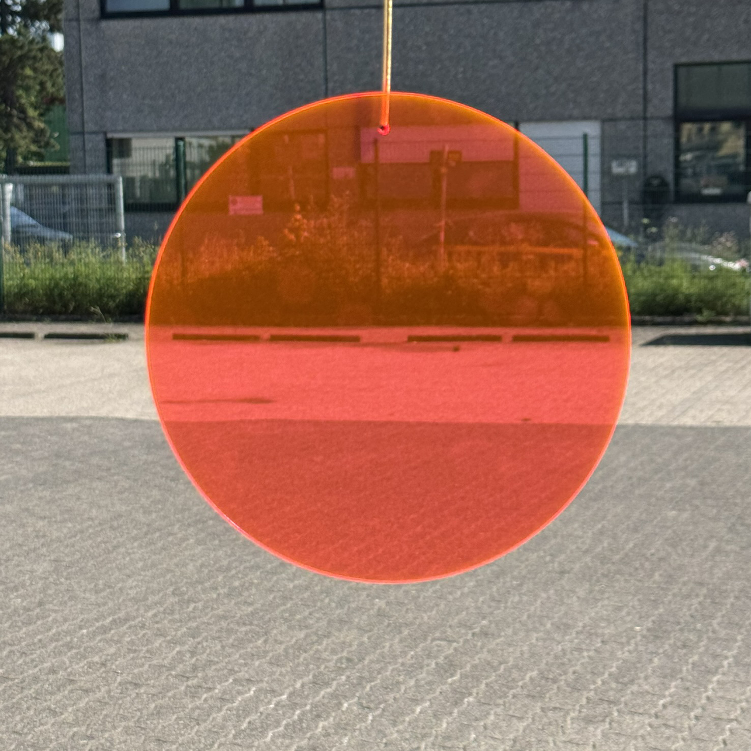 Neon Dot Scheibe 20 cm orange